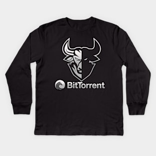 Bittorrent  Crypto coin Crytopcurrency Kids Long Sleeve T-Shirt